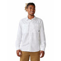 MOUNTAIN HARDWEAR Men's Canyon Long Sleeve Shirt Medium White Button Front NWT