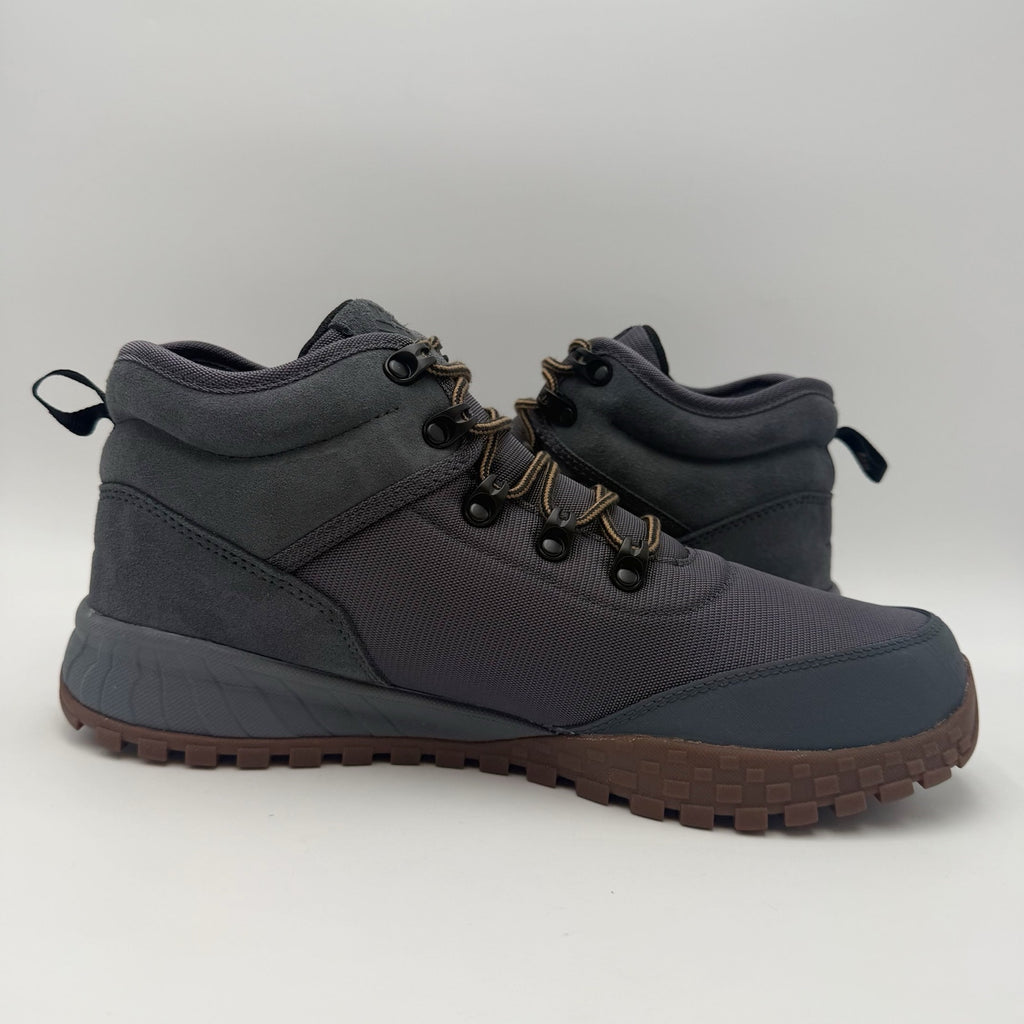 Columbia Mens Fairbanks Mid Climbing Shoes Size 10 M Grey Blue Waterproof NWOB