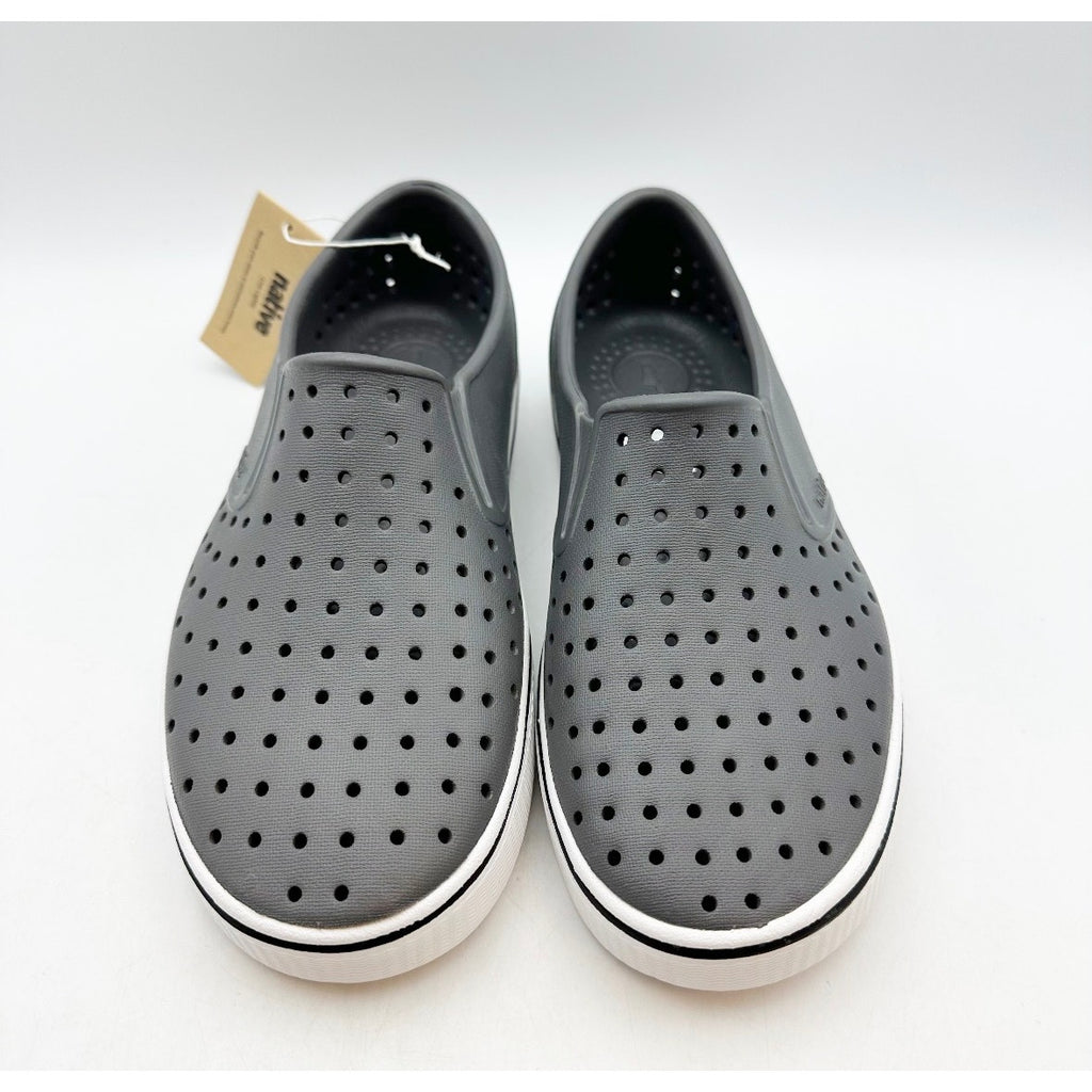 NATIVE Adult Miles Summer Sneaker Mens 5 Womens 7 Dublin Grey Shell White NWOB