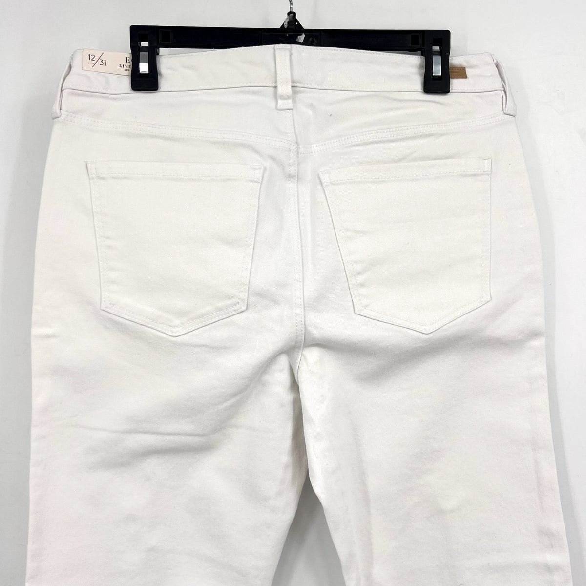 LIVERPOOL Womens Lucy Bootcut Jeans Size 31 US 12 Bright White Midrise NWT