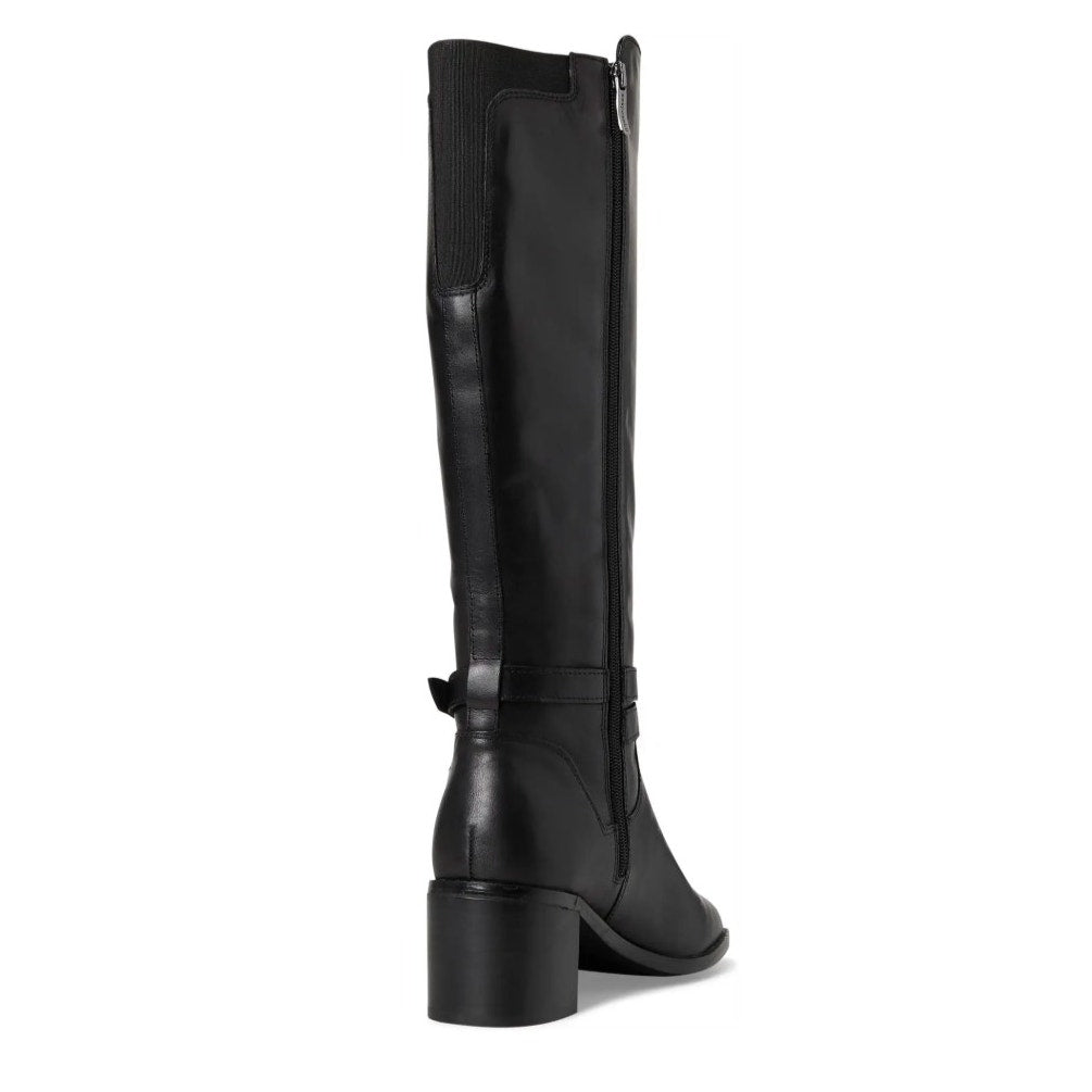 Easy Spirit Womens Noma Knee High Boots US 7 M Black Leather NIB
