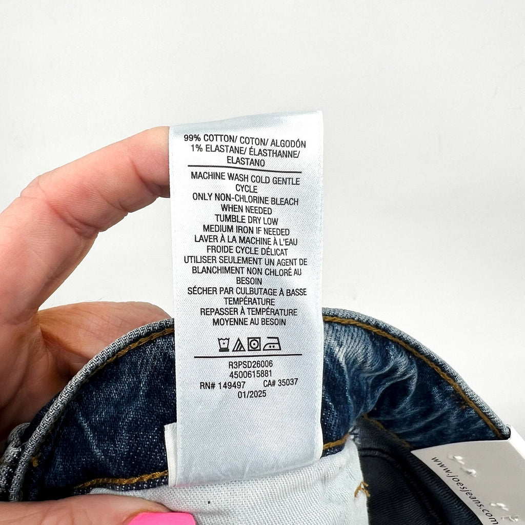 JOE'S JEAN Women's The Tessa Denim Mini Skirt Size 31 US 12 Blue Showdown NWT