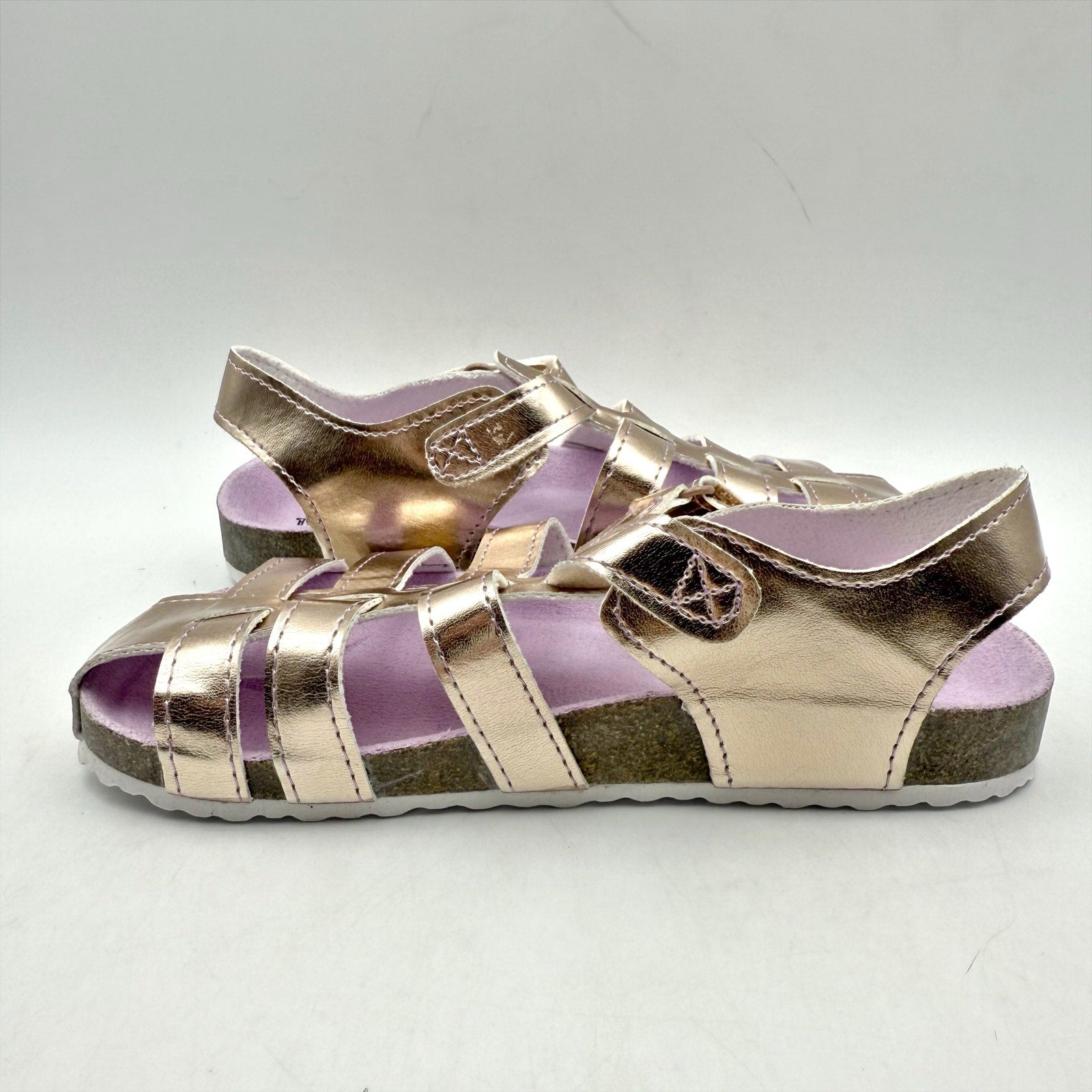 Tucker & Tate Kids Fisherman Morgan Sandals US 10 M EU 27 Rose Gold NIB