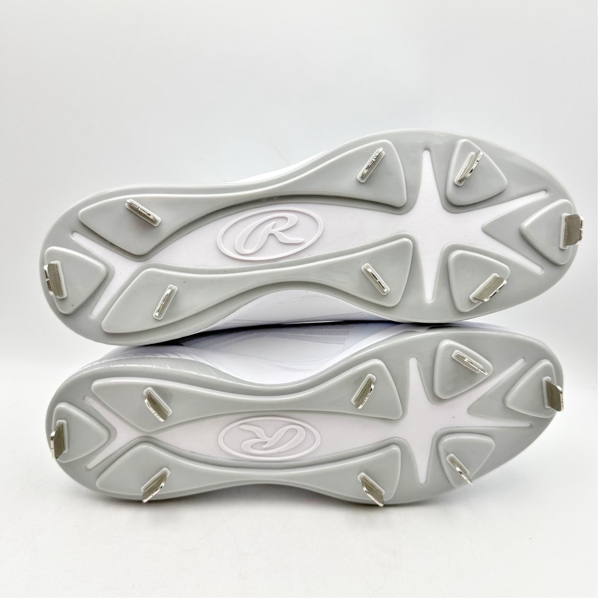 Rawlings Mens Bullpen Low Baseball Cleats Size 8 D White Athletic NWOB