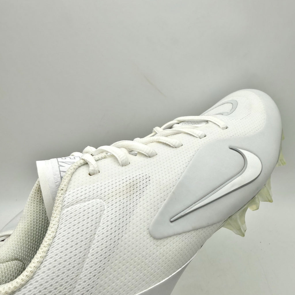 Nike Mens Alpha Huarache 8 Pro LX Lacrosse Cleats US 10 White Athletic NWOB