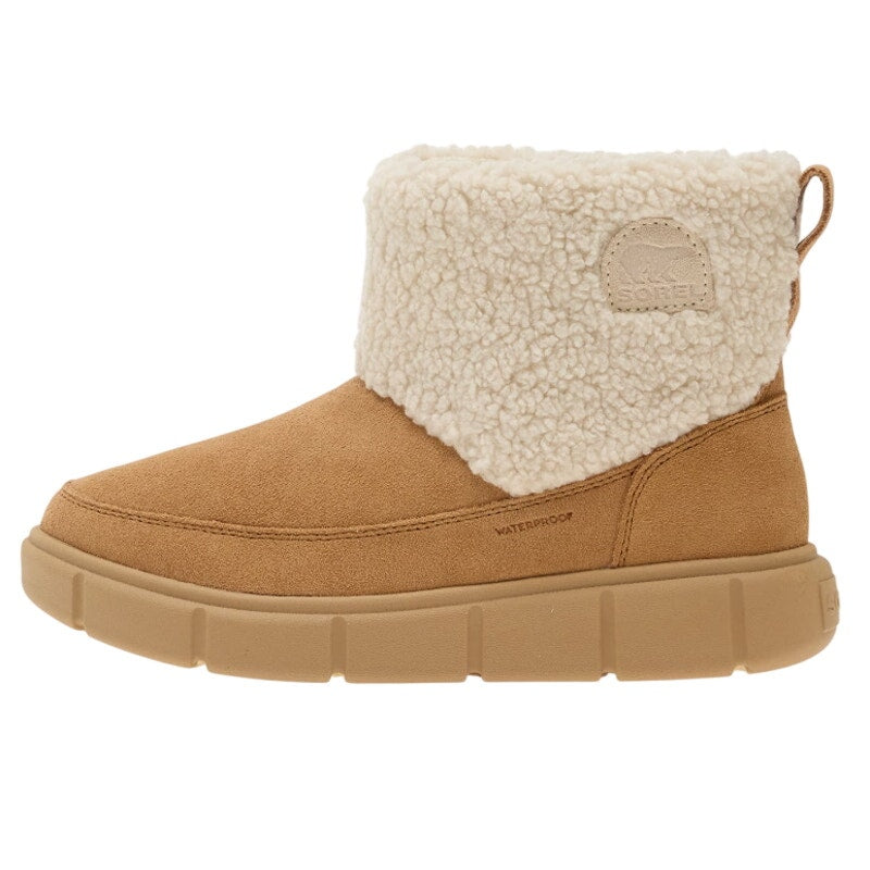 Sorel Womens Explorer lll Cozy Snow Booties US 8.5 Tan Suede WP Insulated NIB