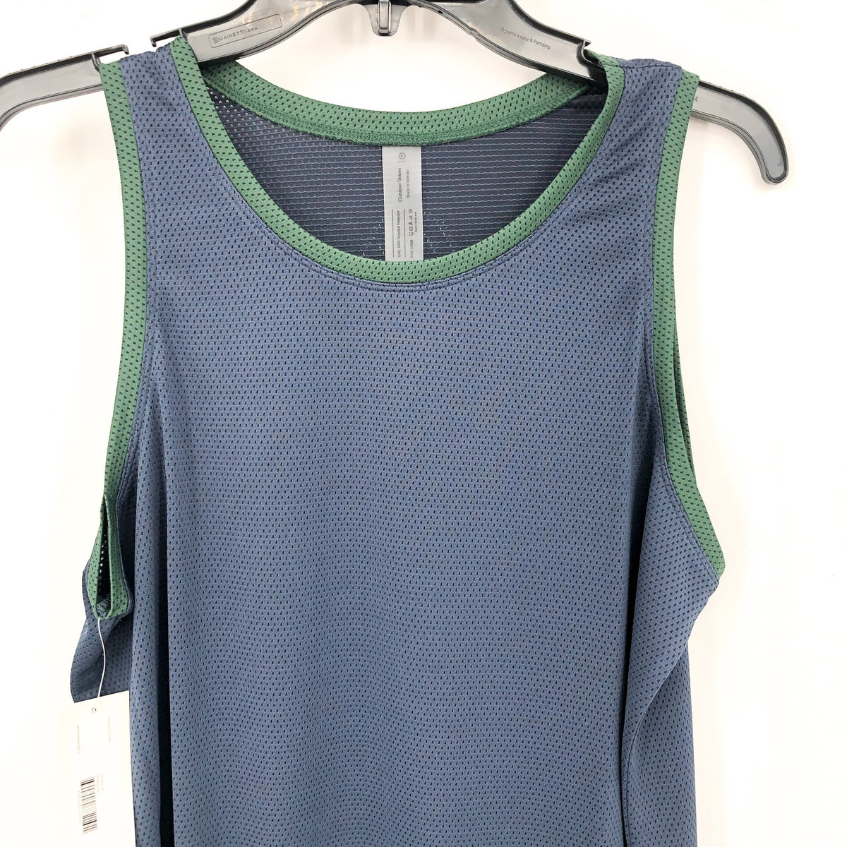 OUTDOOR VOICES Men's RecMesh Tank Top XS Dark Sky Blue Sleeveless NWT
