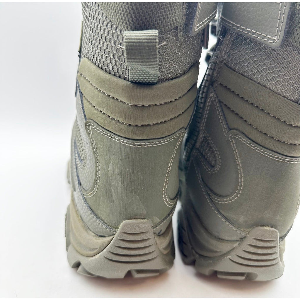MERRELL Work Moab 3 8" Tactical Boots Mens 5 Womens 7 Green Leather NWOB