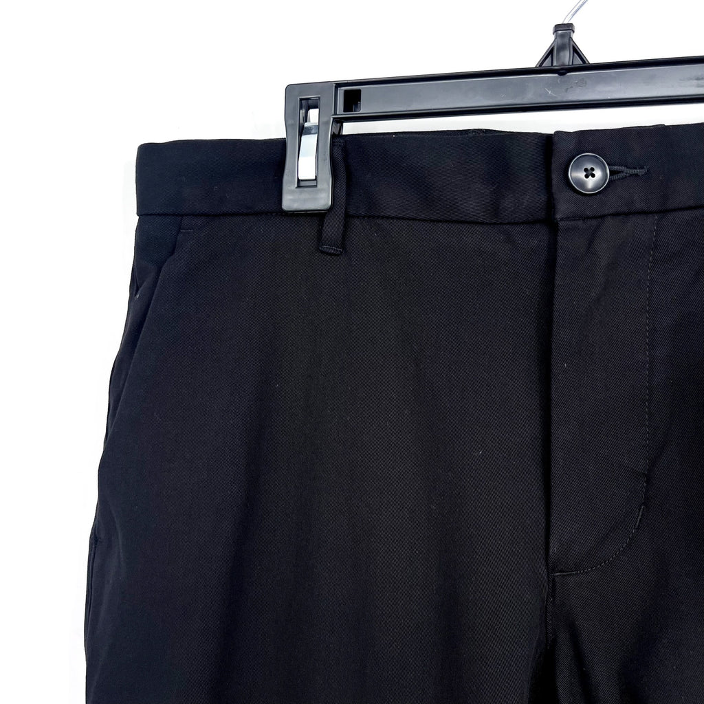 EVERLANE Uniform Mens Performance Chino Pants 32x28 Black Athletic Fit NWT
