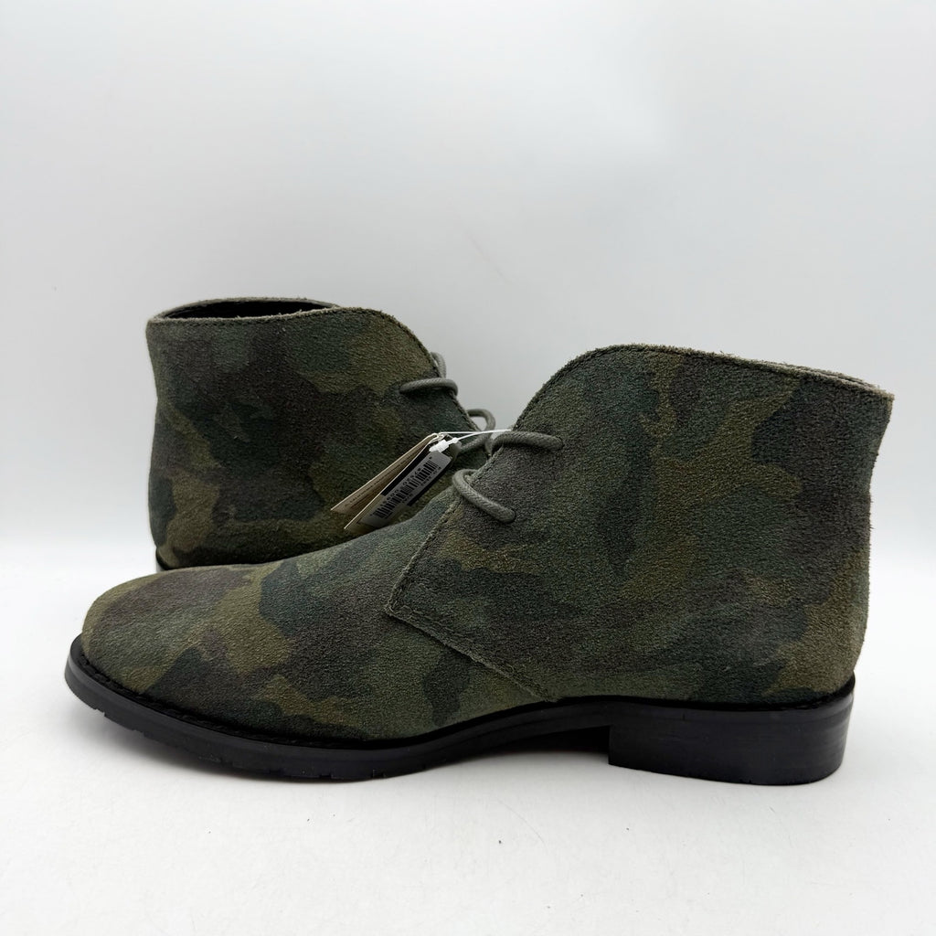 Dingo Mens Opie Lace up Ankle Boots US 8 D Green Camo Leather NWOB