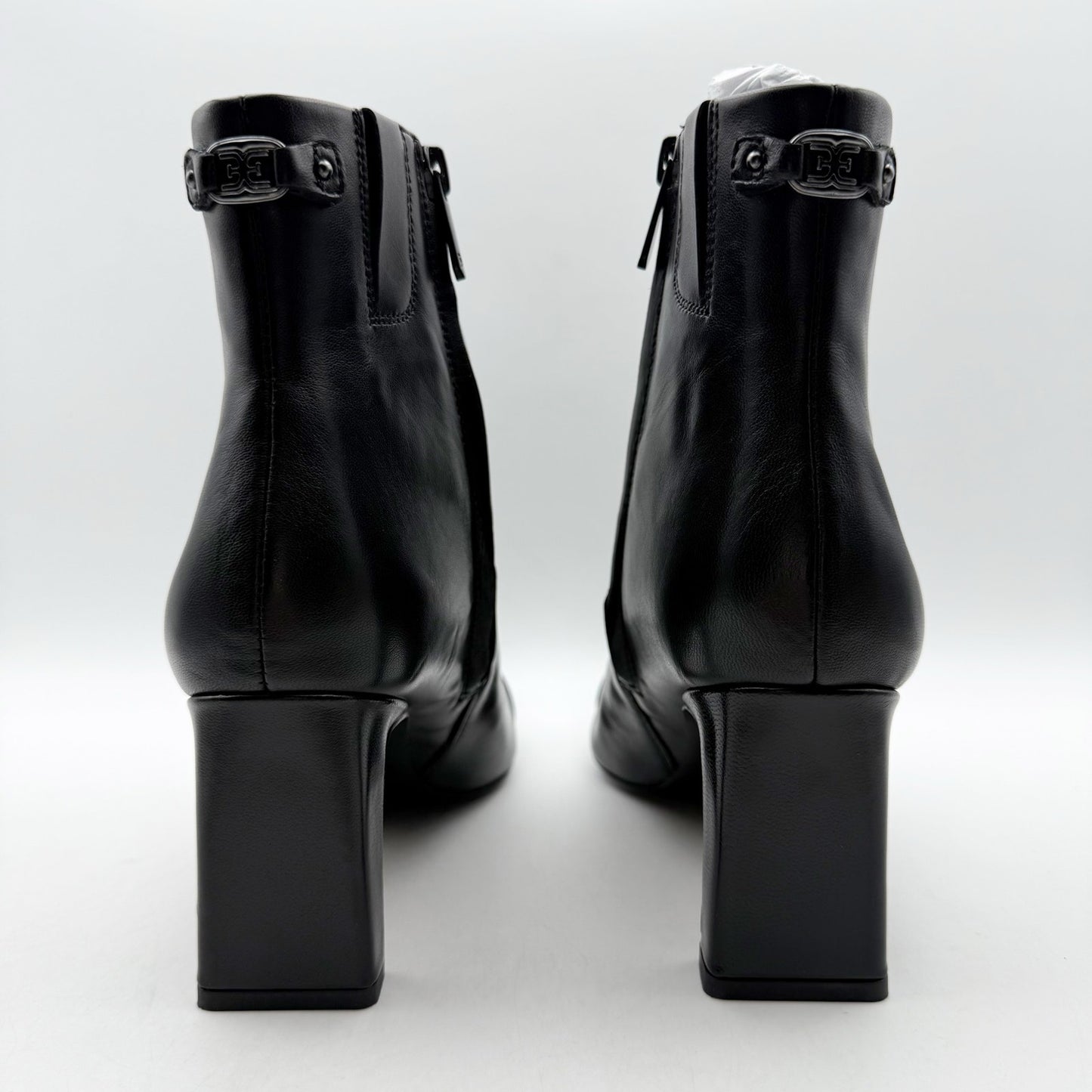 Sam Edelman Womens Saige 2 Ankle Boots US 7.5 M EU 38 Black Leather NWOB