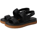 Naturalizer Womens Attract Platform Sandals Size 9 Wide EU 40 Black NIB