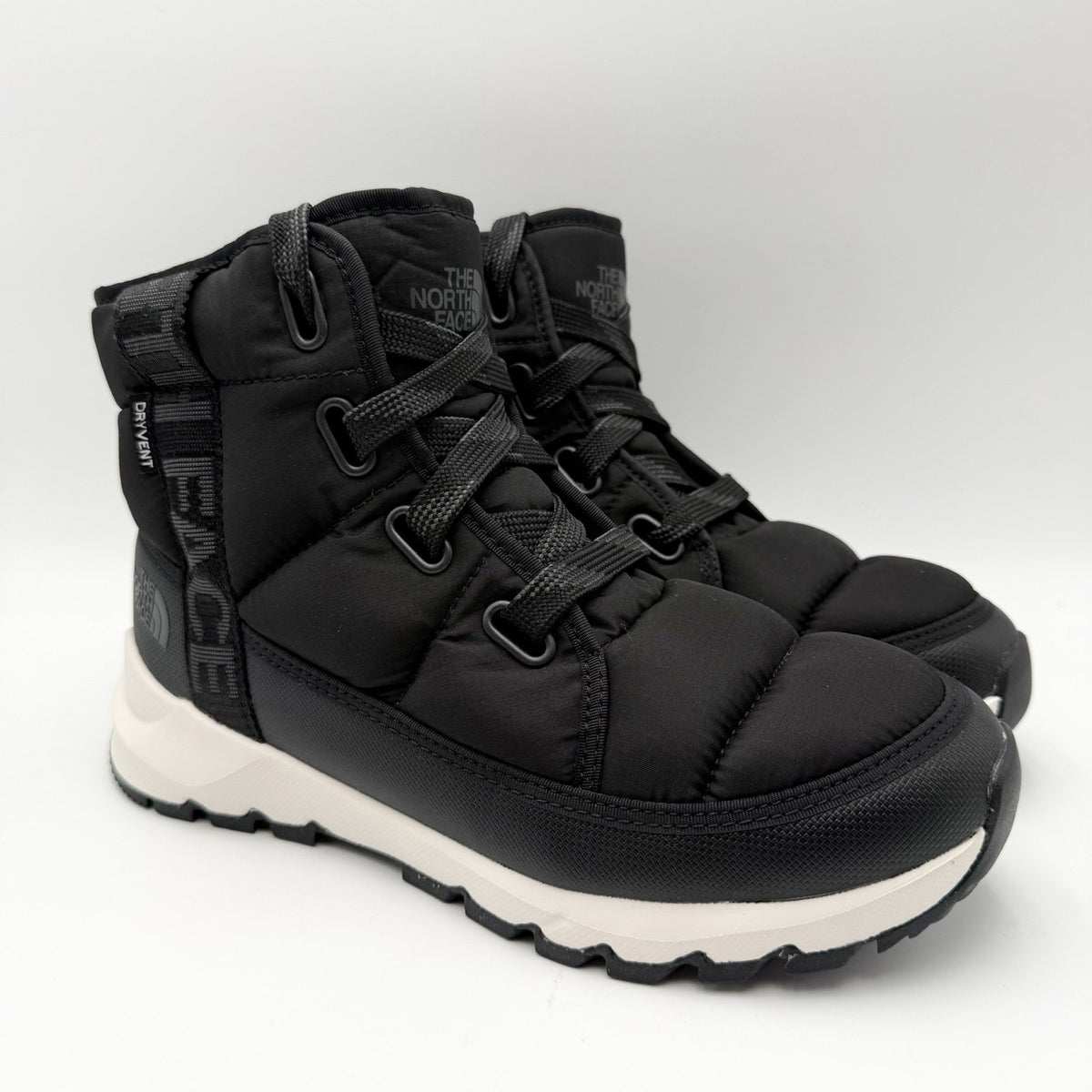 The North Face Womens Thermoball Luxe Ankle Boots Size 8 Black Waterproof NIB