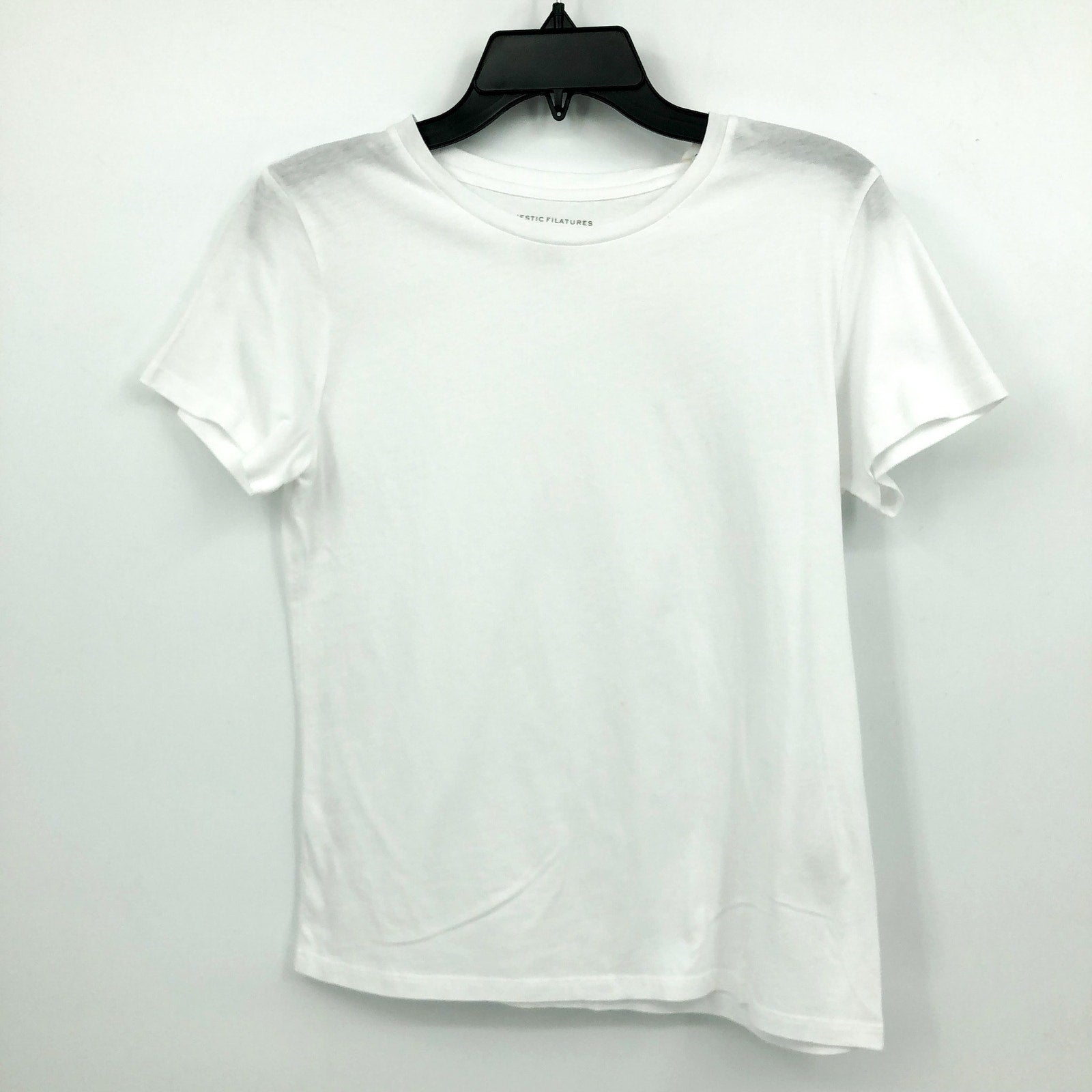 MAJESTIC FILATURES Women's Crewneck T Shirt Size 1 XS White Short Sleeve NWT