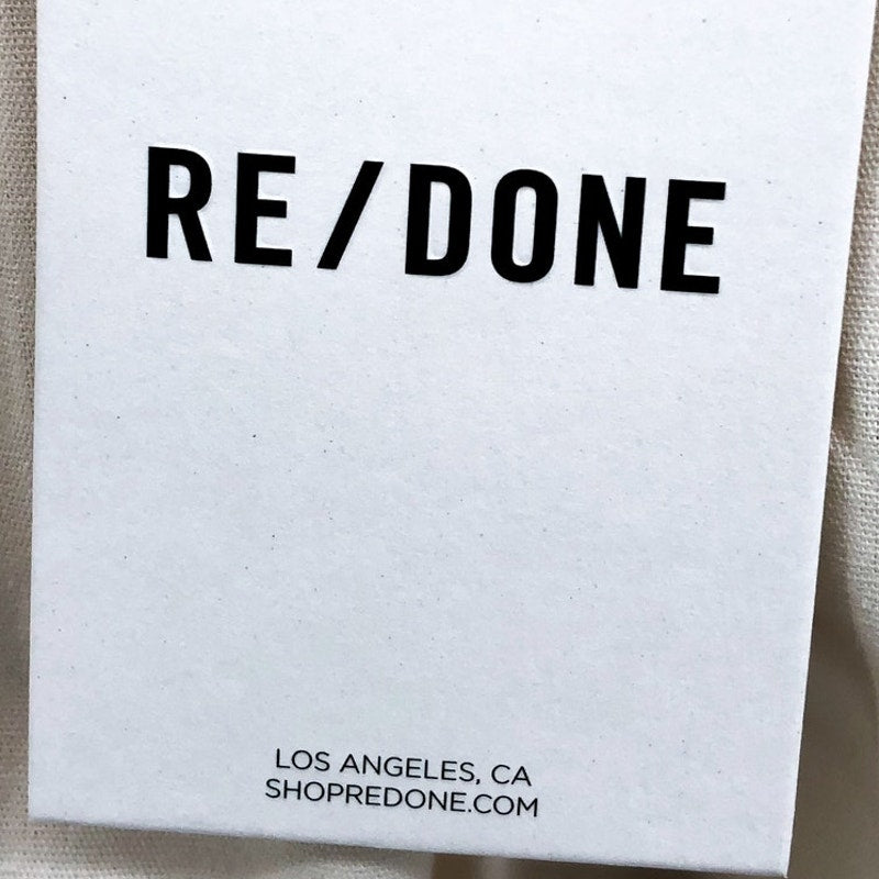 RE/DONE Victorian Cut Off Blouse Vintage Ivory MEDIUM