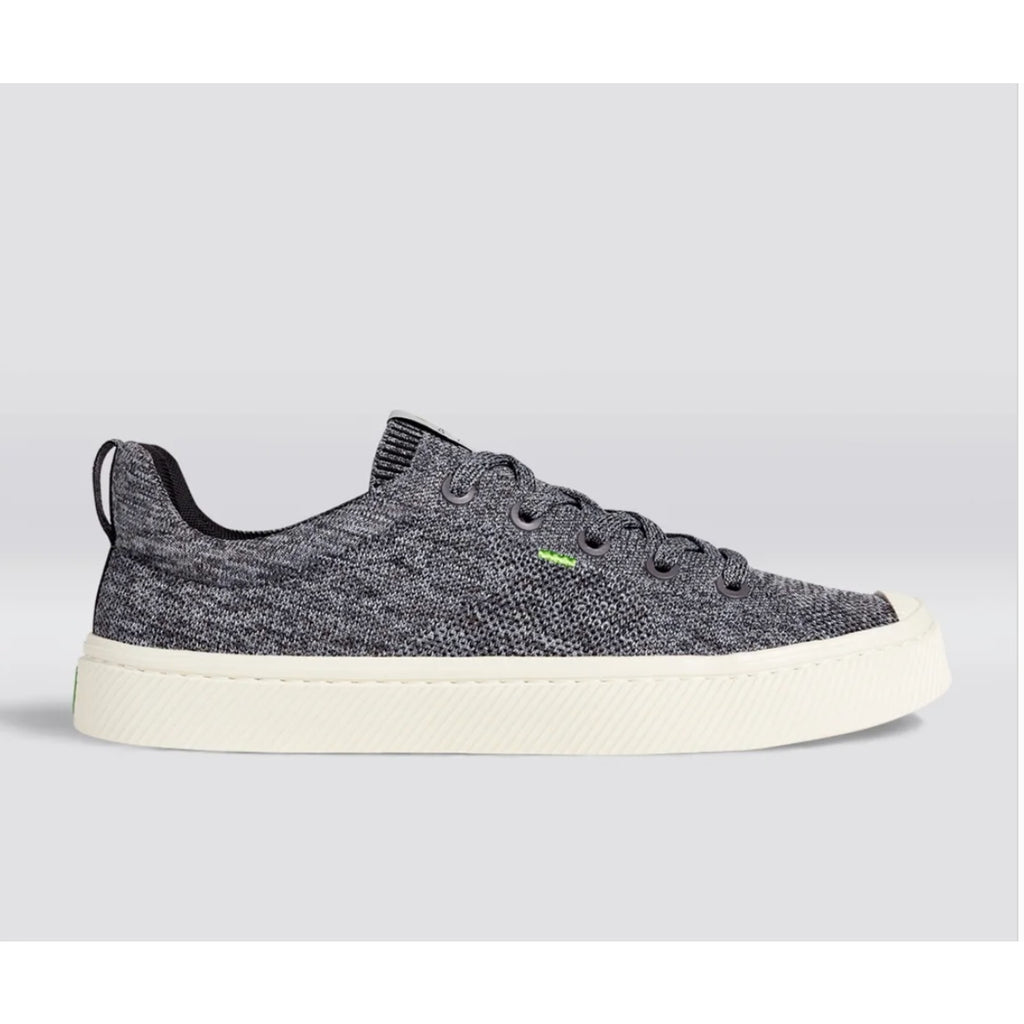 Cariuma Womens IBI Low Sneakers Size 6.5 Stone Grey Bamboo Knit Casual NIB