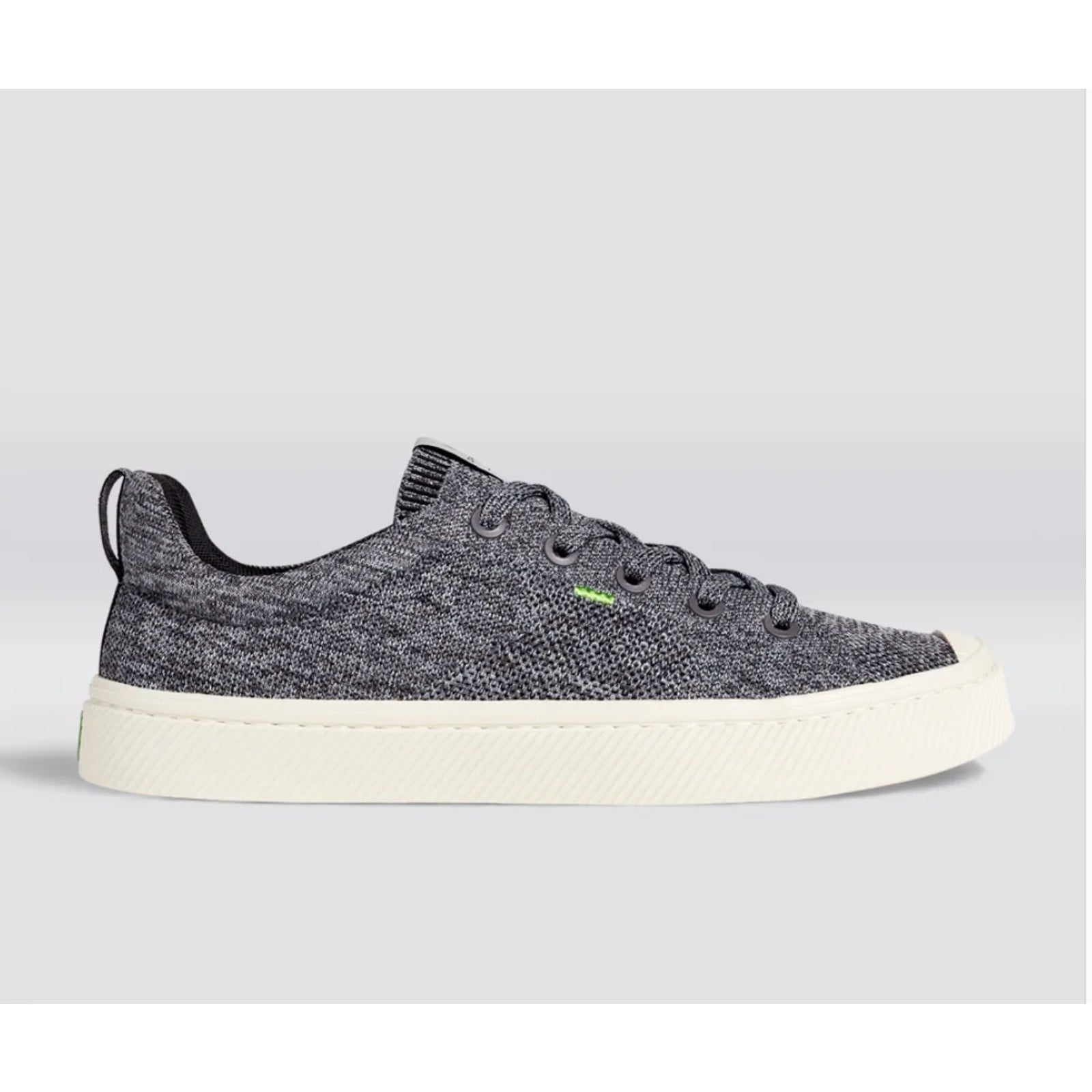 Cariuma Womens IBI Low Sneakers Size 6.5 Stone Grey Bamboo Knit Casual NIB