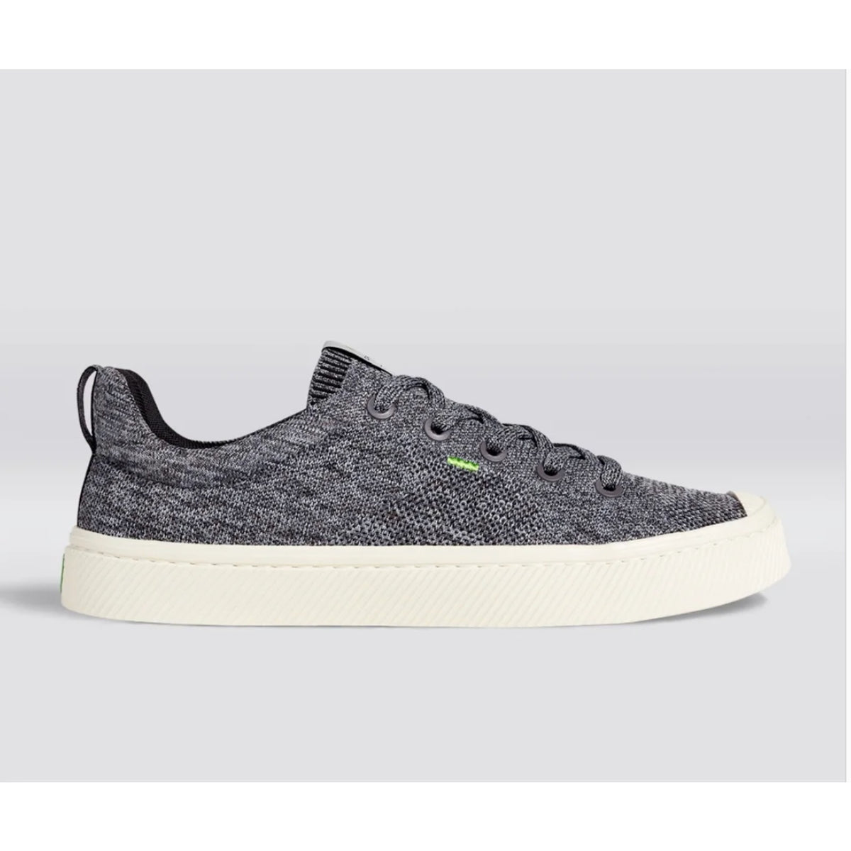 Cariuma Womens IBI Low Sneakers Size 6.5 Stone Grey Bamboo Knit Casual NIB