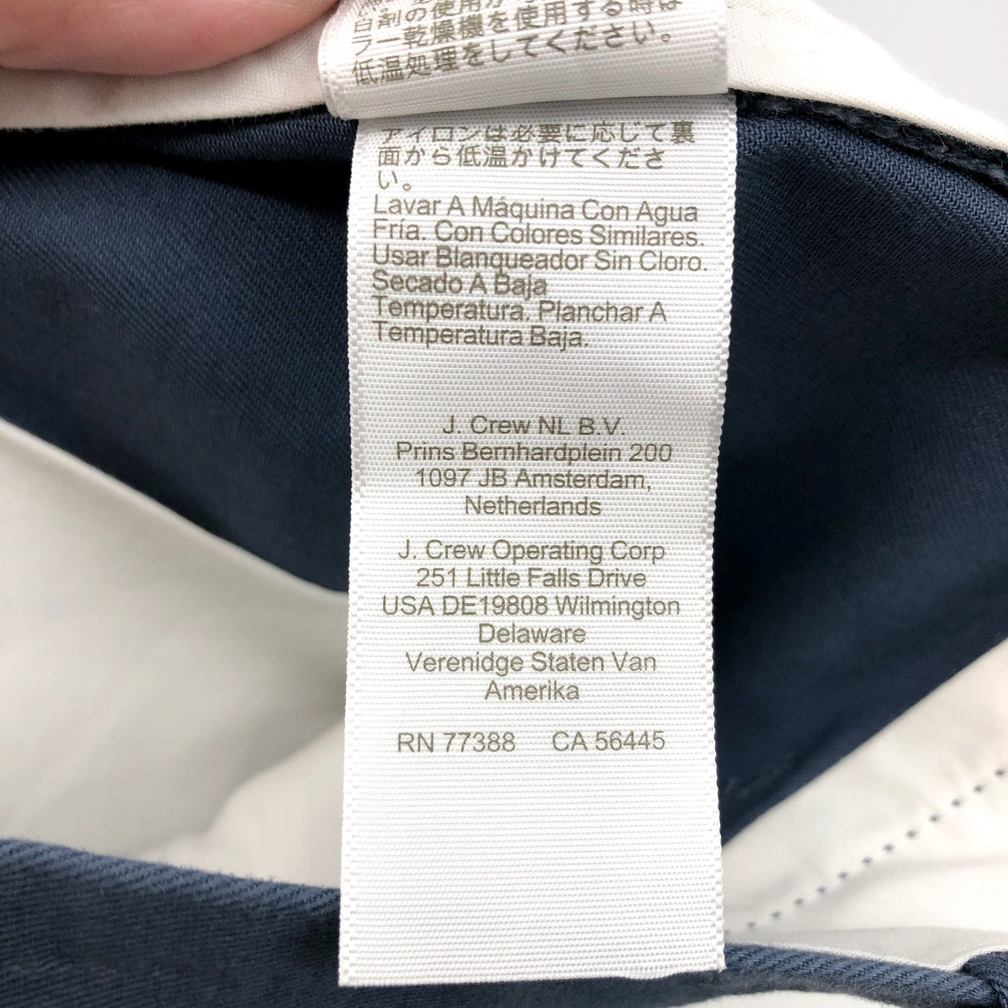 J.CREW Men's Slim-fit Flex Chino Pants Size 30x30 Overcast Blue Flat Front NWOT