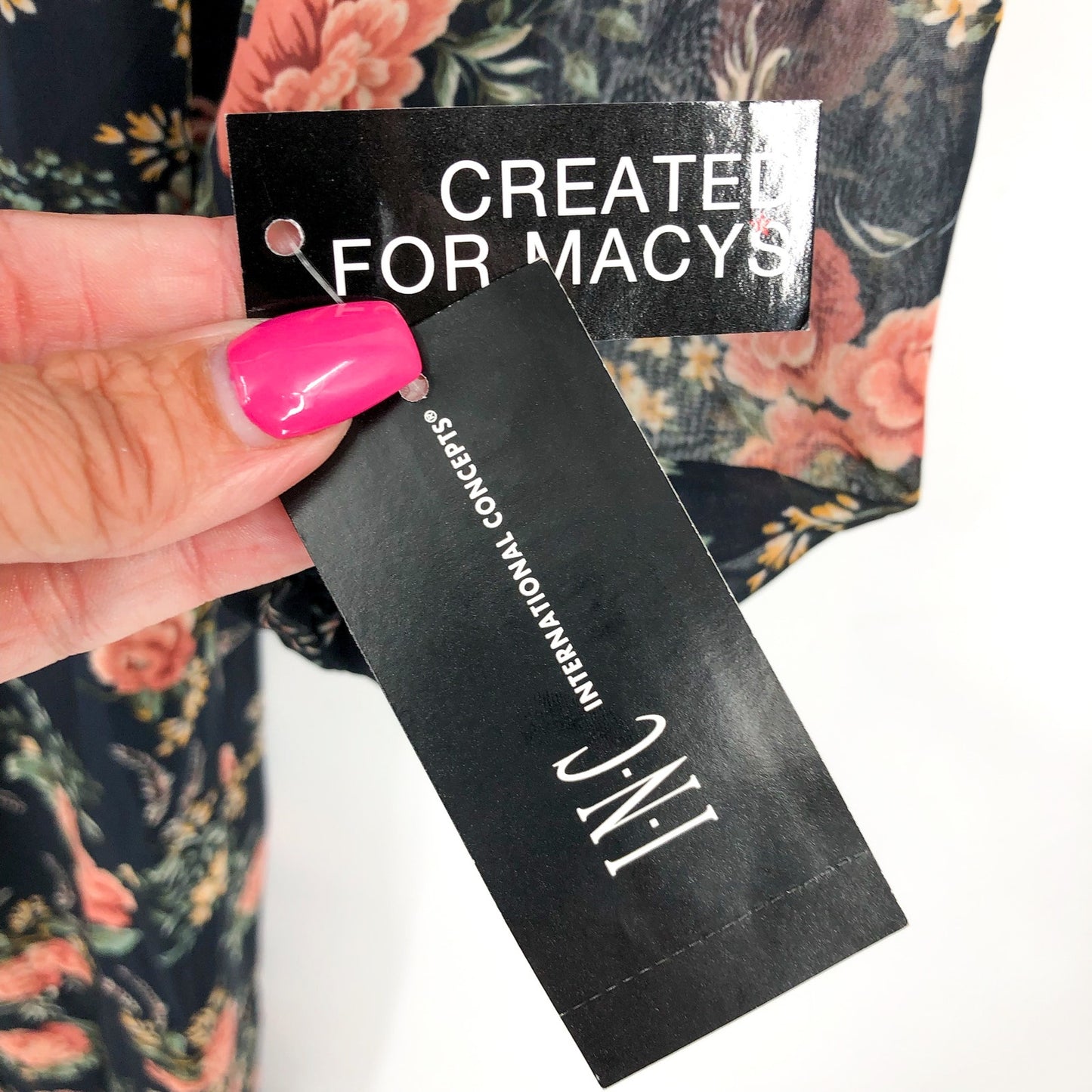 I.N.C. INTERNATIONAL CONCEPTS Maxi Dress 8 Blue Print Tidal Floral Boho NWT