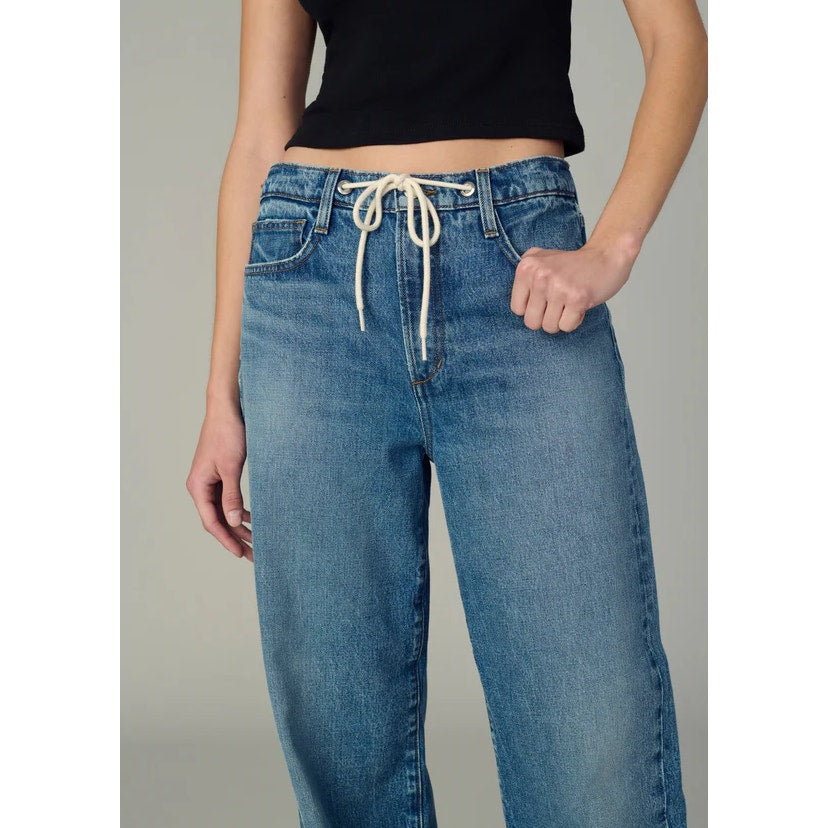 JOE'S JEANS Women's The Ryan Drawcord Jeans Size 32 Blue Impact Wide Leg NWT