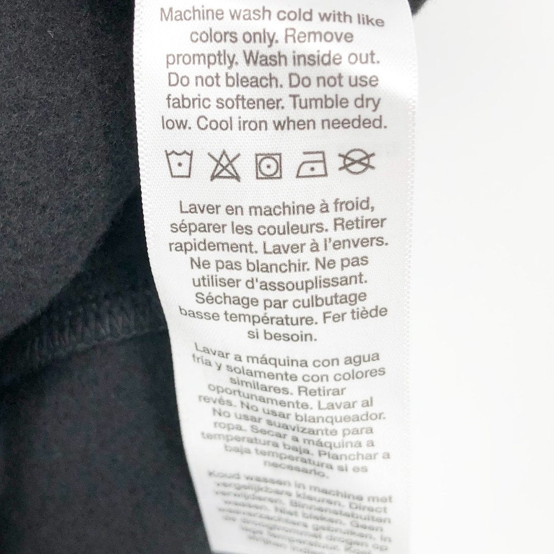 DKNY SPORT Womens Relaxed Joggers Medium Black Pants Embellished NWT