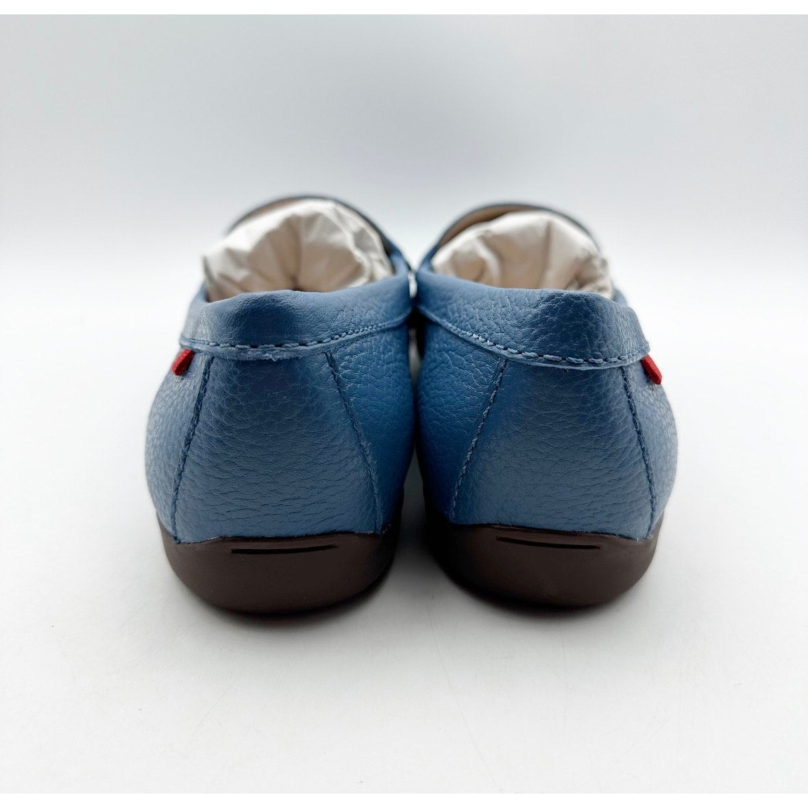 Marc Joseph New York Womens Beverley Road Loafers Size 10 EU 41 Blue Leather NIB