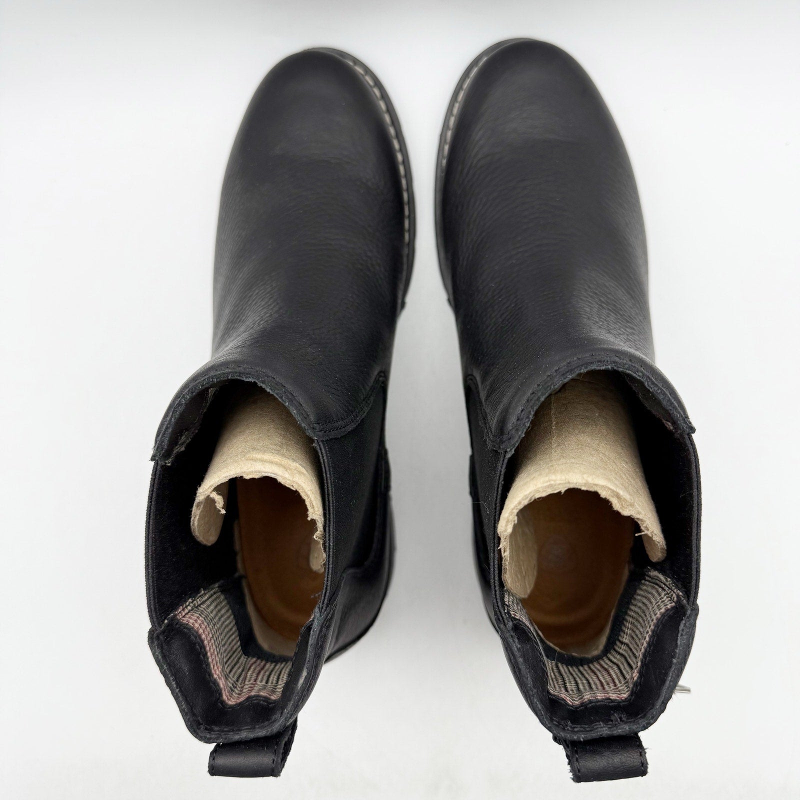 Ariat Womens Wexford Chelsea Boots US 7.5 B Black Leather Waterproof NWOB