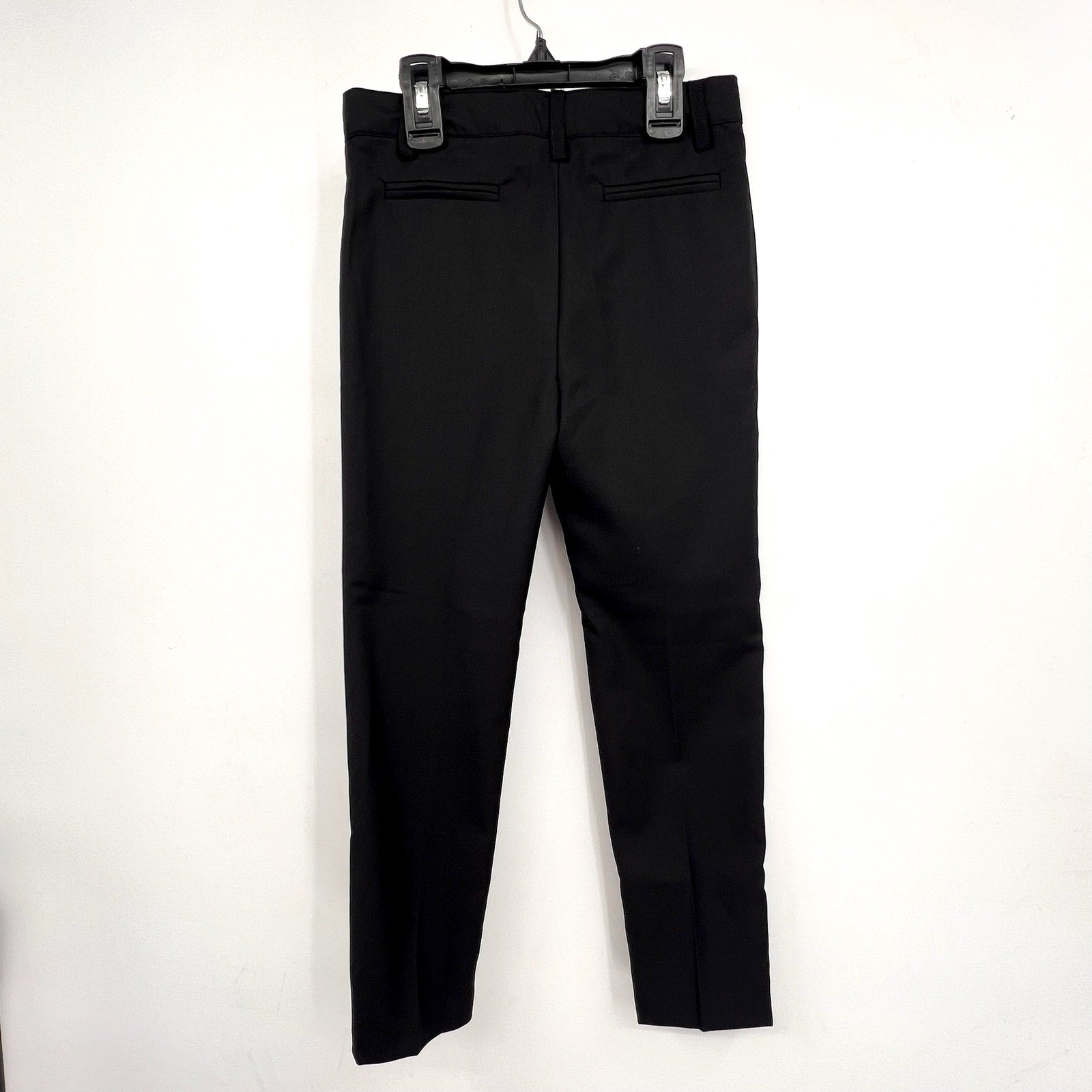 BARDOT Boys Oscar Suit Pants Size 5 XS Jet Black Solid Straight Leg NWT