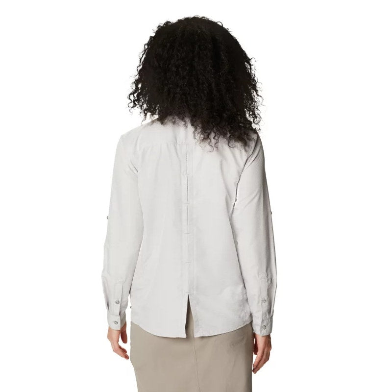 MOUNTAIN HARDWEAR Women's Canyon Long Sleeve Shirt Small Grey Light Dunes NWT