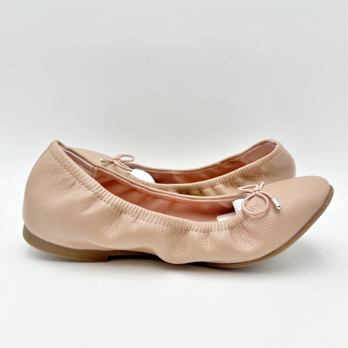 MIA Womens URI Ballet Flats Size 7.5 M Blush Pink Leather NWOB