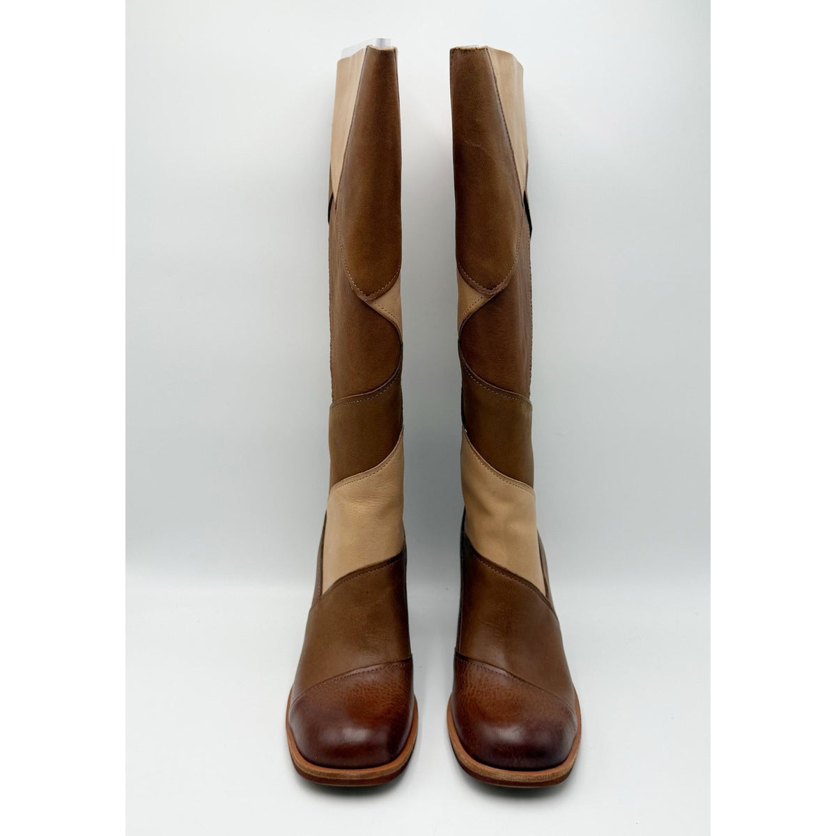 Kork-Ease Womens Asbee Knee High Boots Size 6.5 M EU 37 Tan Leather Suede NIB