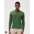 OUTDOOR VOICES Men's Birdie Long Sleeve Polo Shirt 3XL Greenwoods DriRELEASE NWT