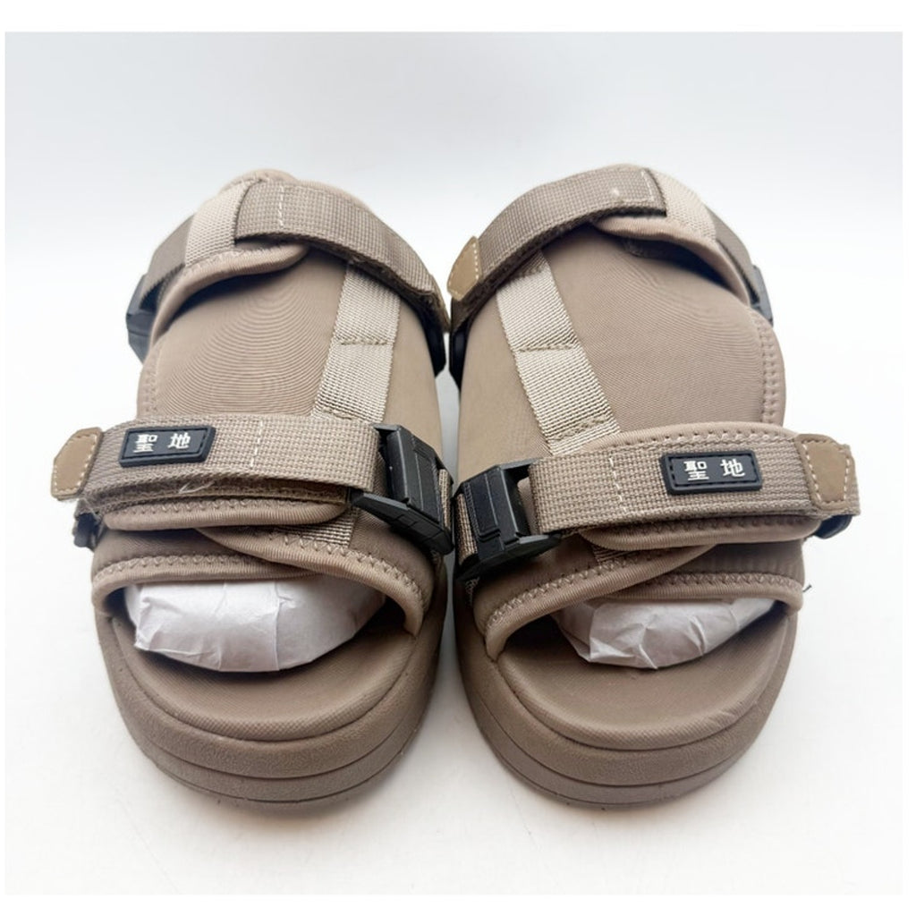 Seichi Mens Yoroi V2 Slide Sandals Size 11 EU 44 Taupe NIB