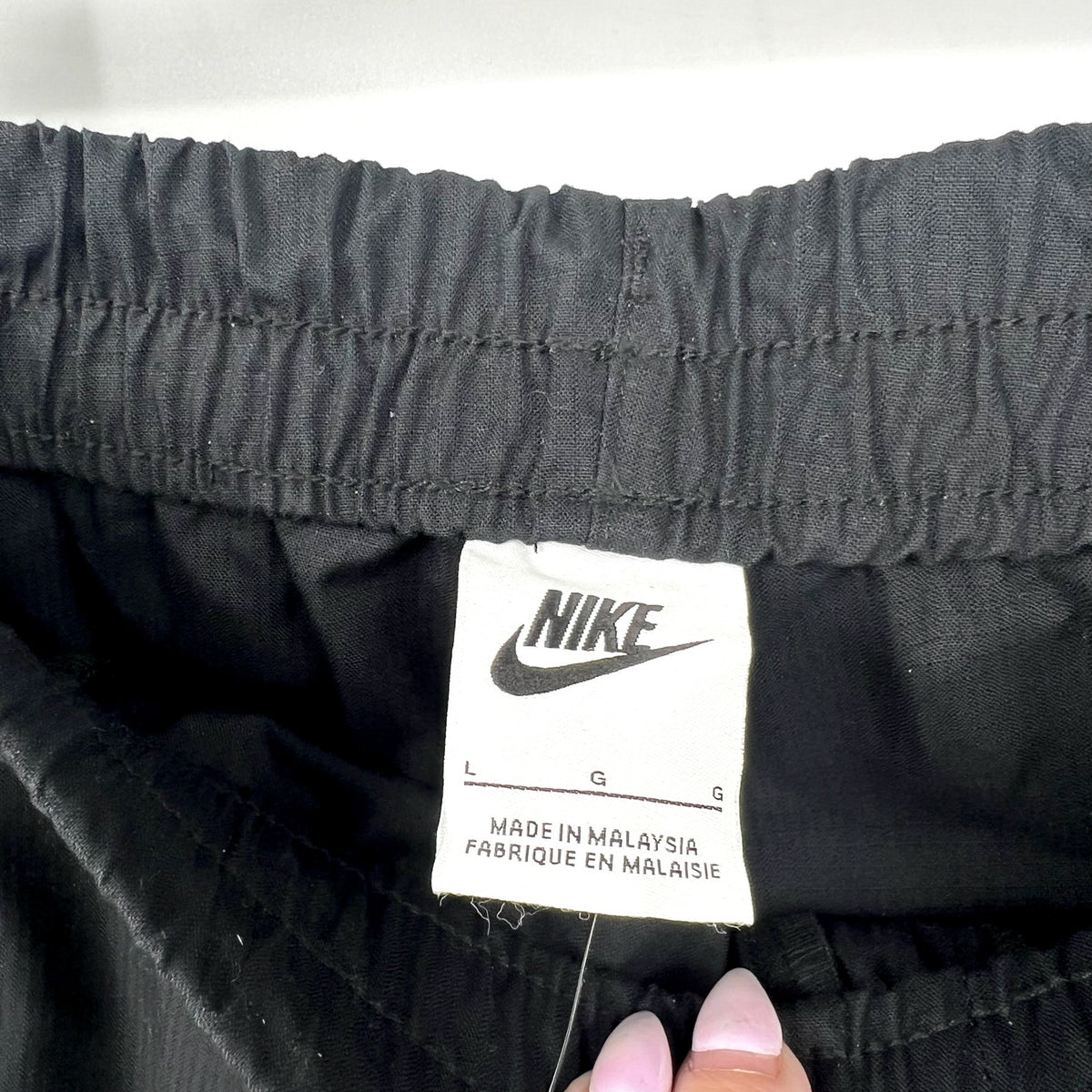Nike Womens Sportswear Everything Wovens Cargo Pants Large Black Mid-Rise NWT