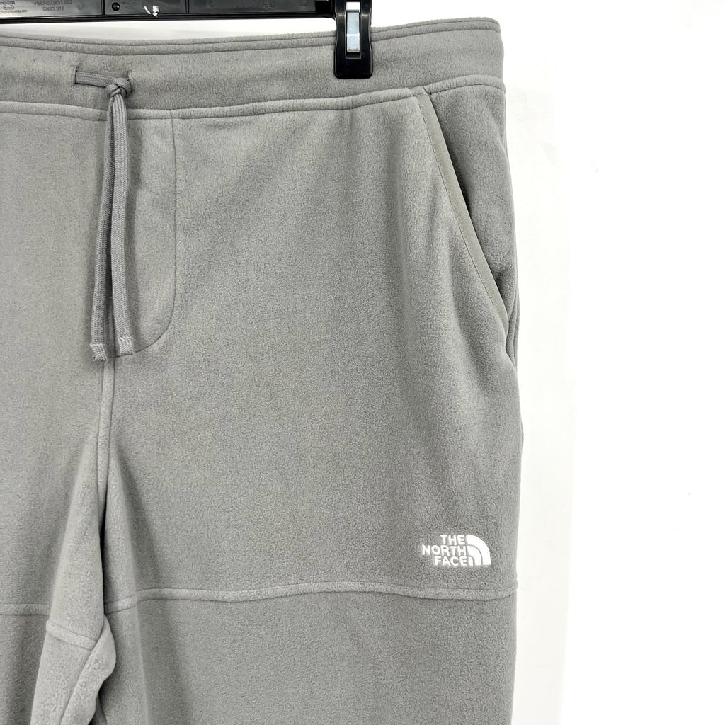 THE NORTH FACE Men's Glacier Fleece Pants XL Gray Smoked Pear Drawstring NWT
