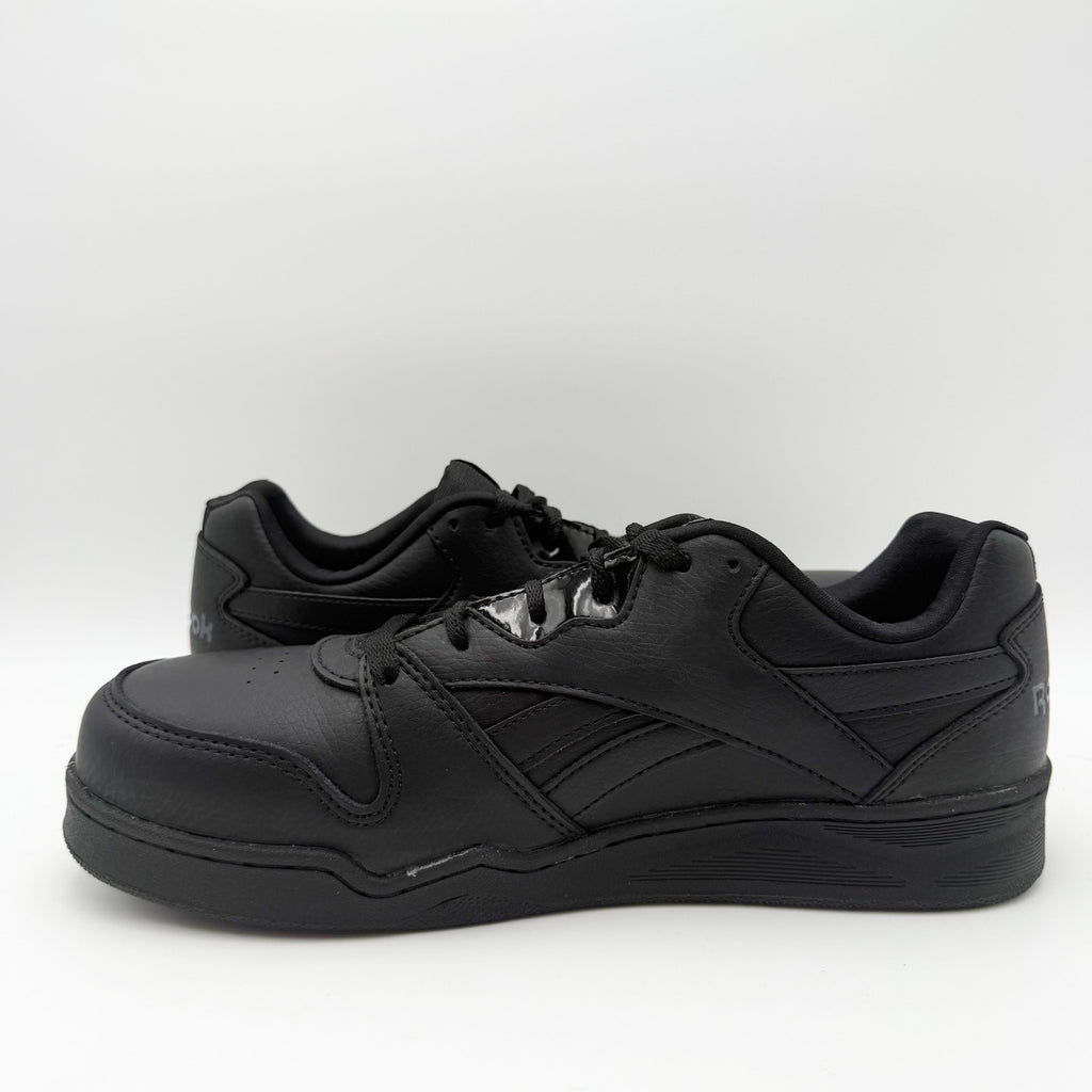 Reebok Mens BB4500 CT Work Sneakers US 9 Wide Black Leather Slip Resistant NIB