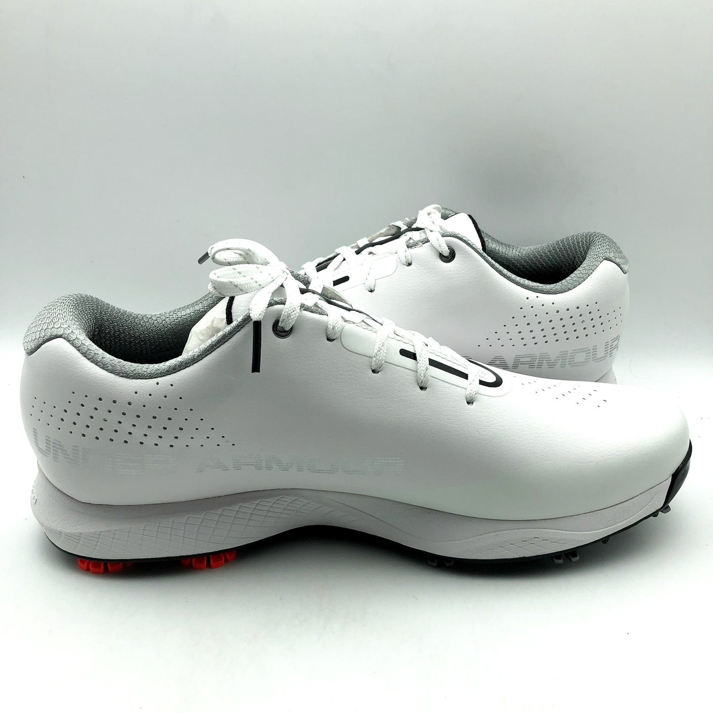 Under Armour Mens UA Charged Draw RST Golf Shoes US 11 EU 45 White Black NIB