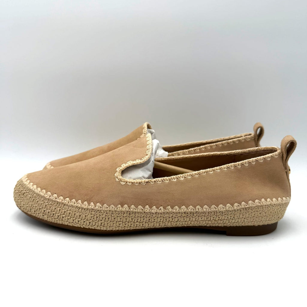 Cole Haan Womens Cloudfeel Asbury Espadrille Loafers Size 10.5 Tan Suede NIB