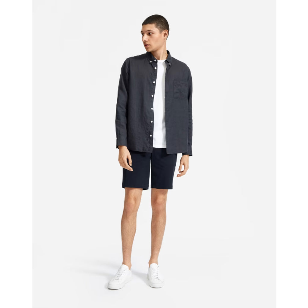 Everlane Mens The 7" Performance Chino Shorts Size 31 Navy Blue NWT