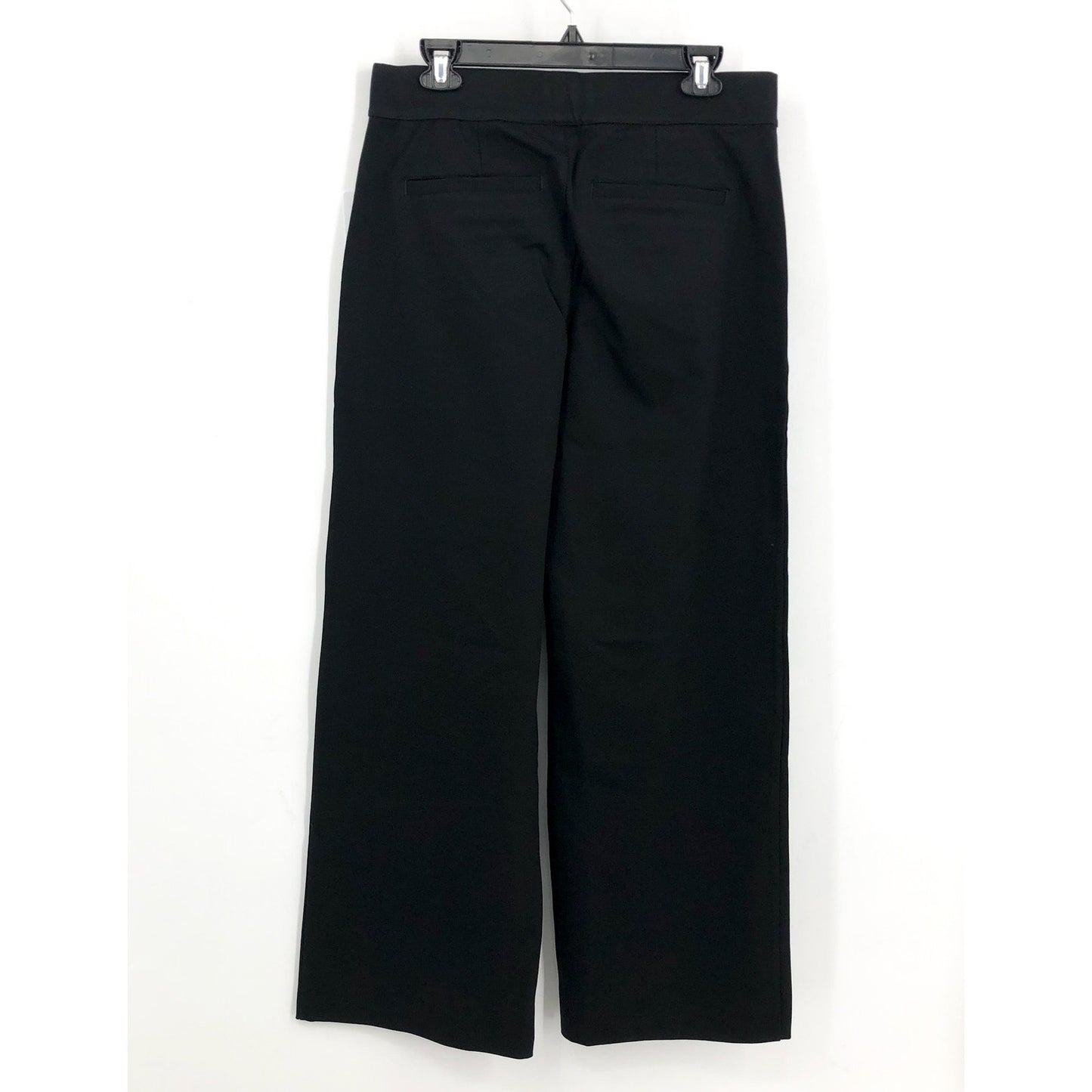 SANCTUARY Womens Runway Ponte Pants XL US 12 Black Pull-On Wide Leg Trouser NWT