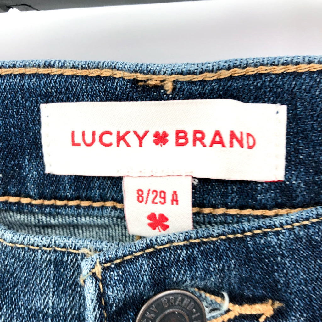 LUCKY BRAND Women's Sweet Straight Leg Jeans 29x30 US 8 Twilight Blue NWT