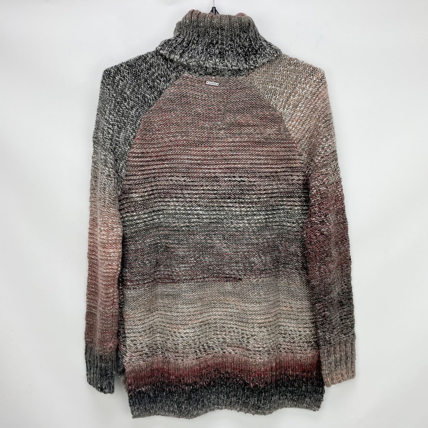 prAna Womens Autum Rein Turtleneck Sweater Tunic Charcoal Multicolor XS