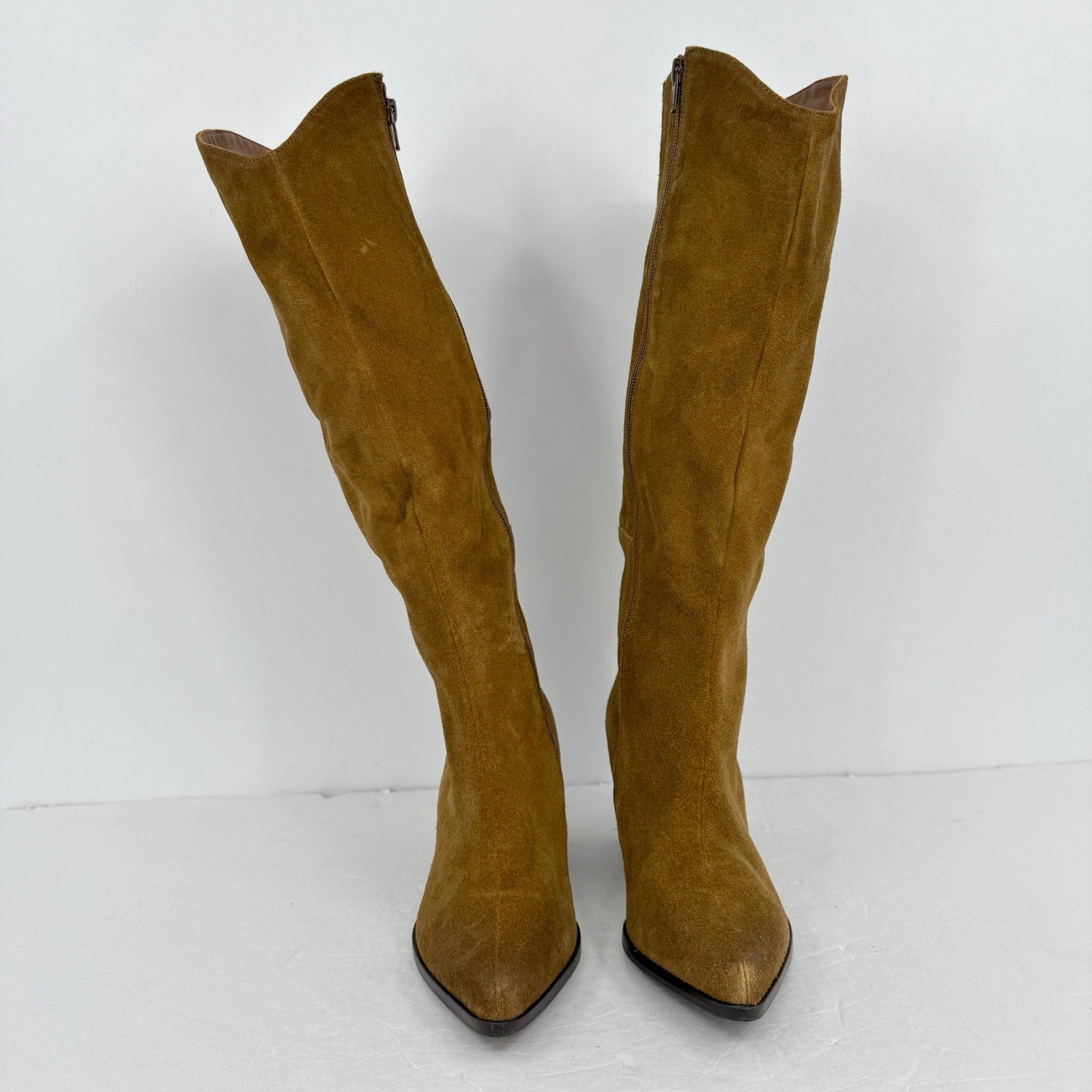 Seychelles Womens Begging You Knee High Boots US 7.5 M Brown Suede NWOB