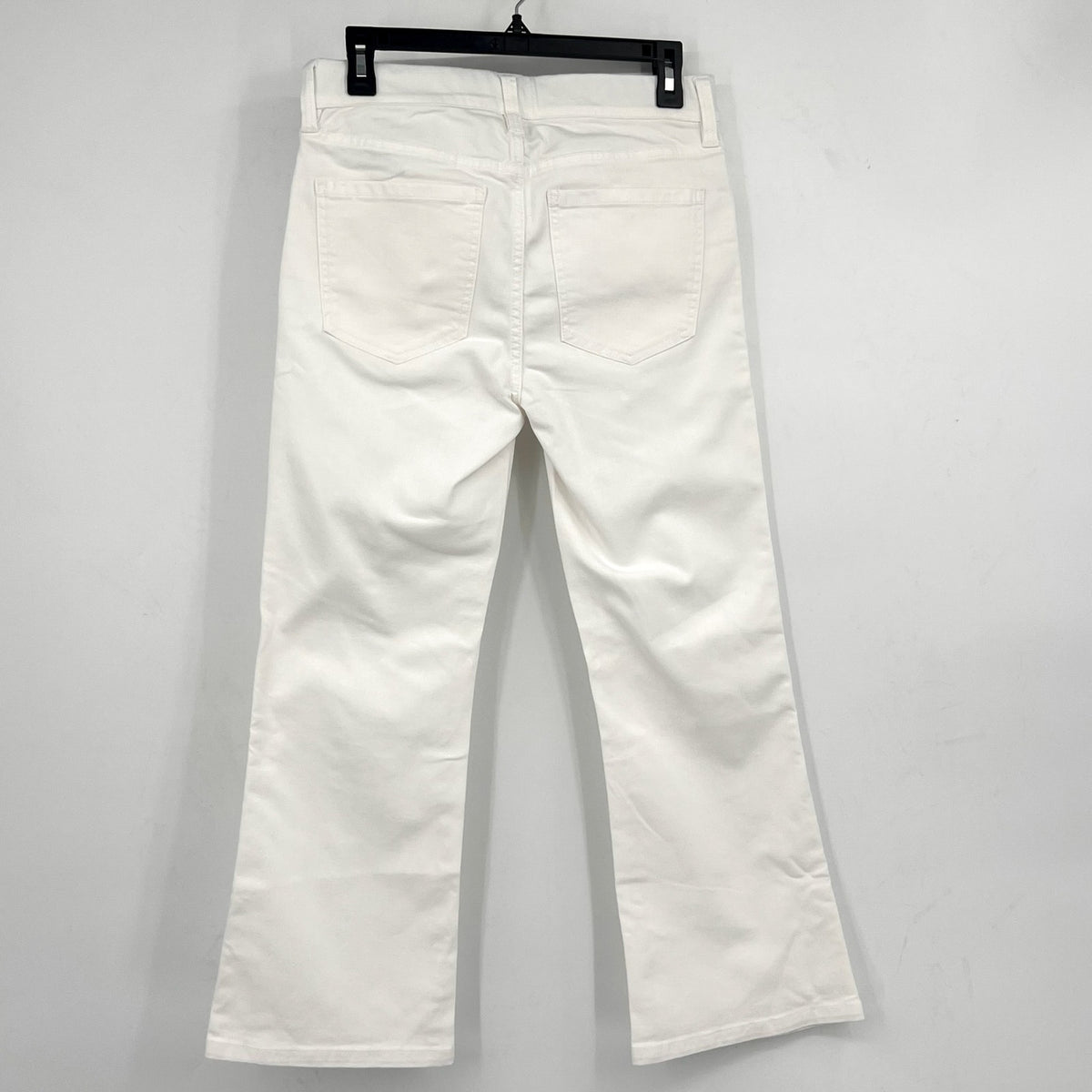 LIVERPOOL Women's The Gia Glider Crop Flare Jeans Size 4/27 Bright White NWT