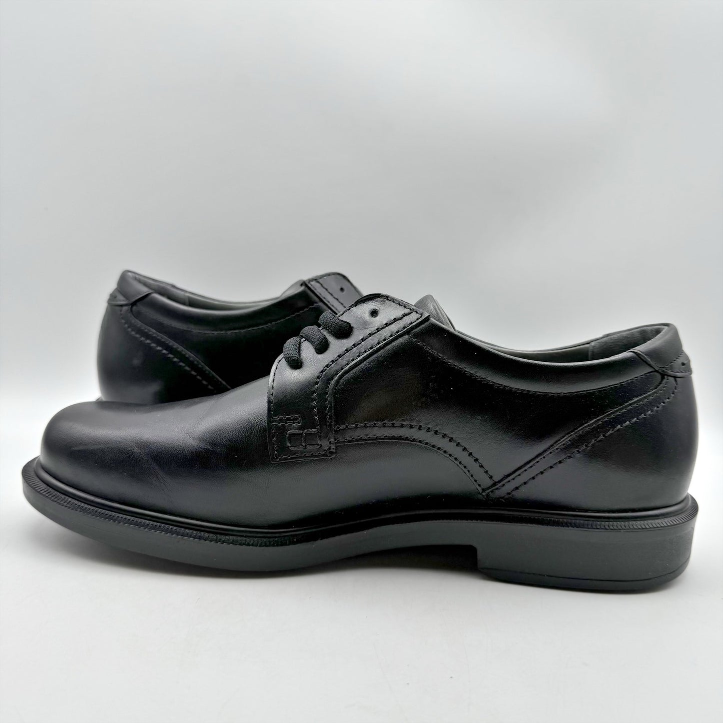 SAS Mens Ambassador Comfort Oxford Shoes US 9.5 Wide Black Leather NWOB