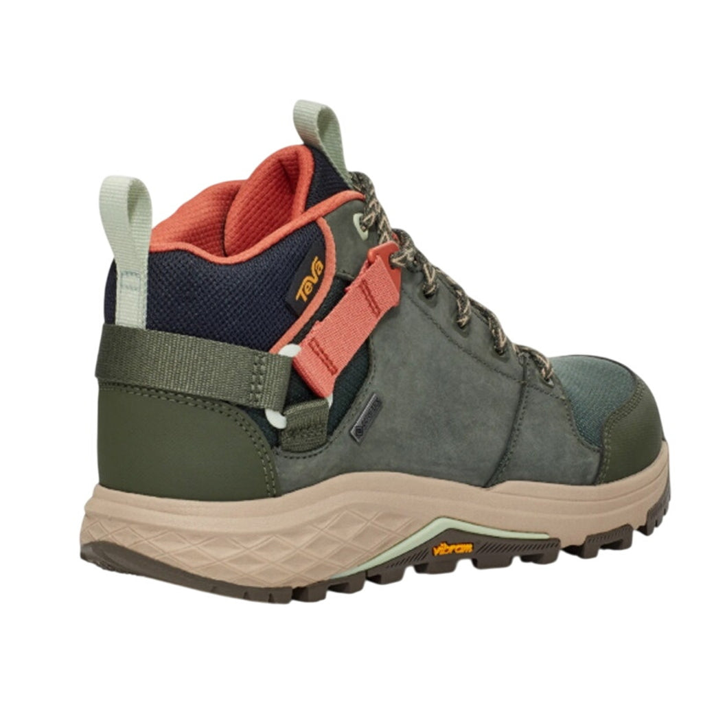 Teva Womens Grandview GTX Mid Hiking Boots US 7 Green Thyme Waterproof NWOB