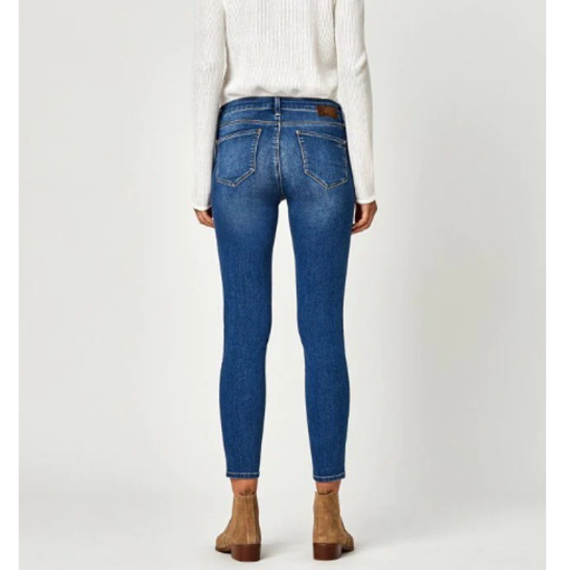 MAVI Womens Adriana Ankle Jeans Size 25 Blue Mid Rise Super Skinny Supersoft NWT