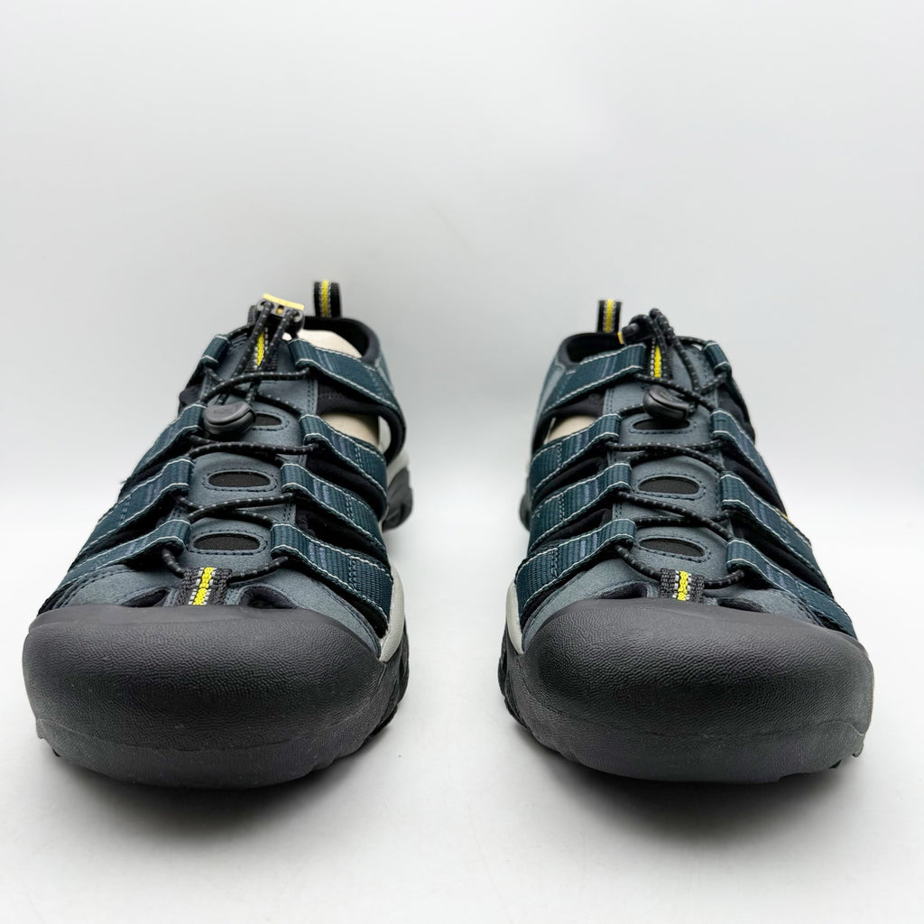 Keen Mens Newport H2 Sandals US 12 EU 46 Blue Black Water-Resistant Hybrid NIB