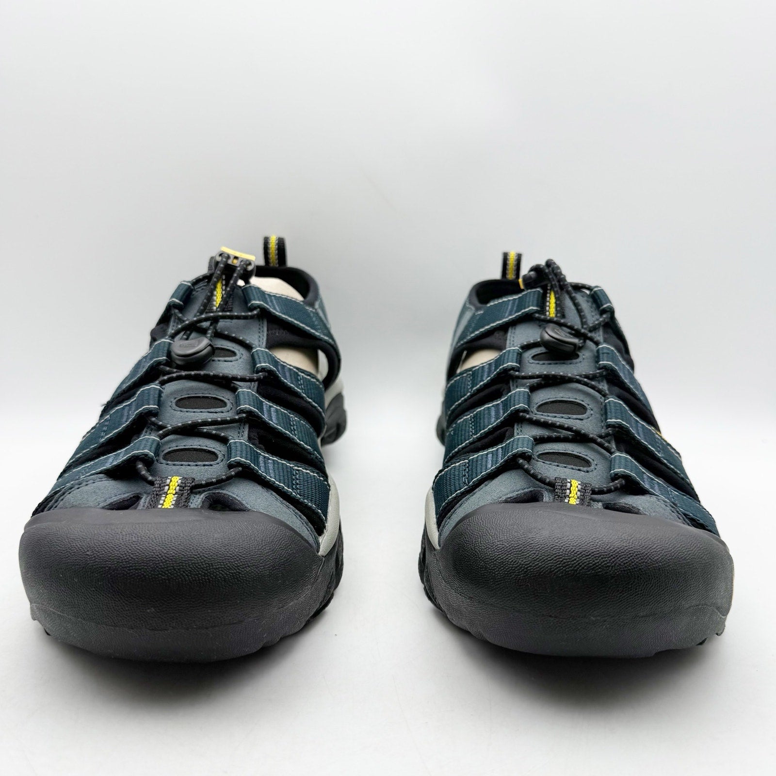 Keen Mens Newport H2 Sandals US 12 EU 46 Blue Black Water-Resistant Hybrid NIB